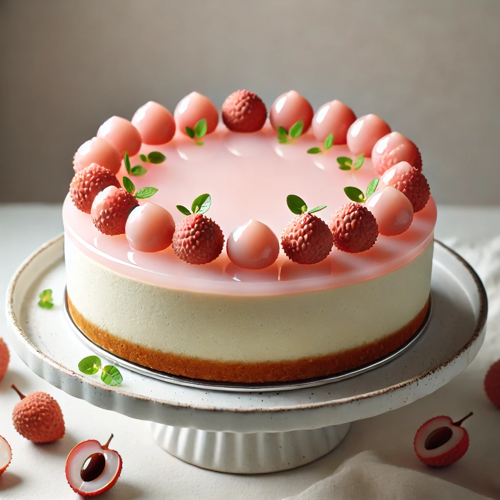 Lychee Cheesecake